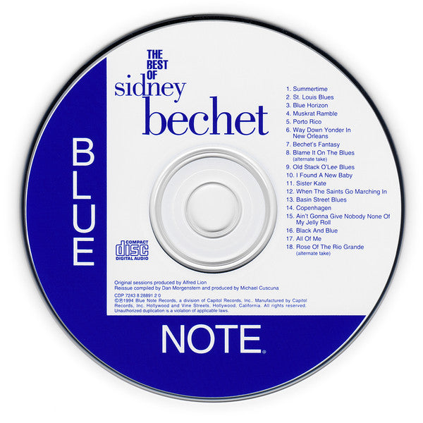 Sidney Bechet : The Best Of Sidney Bechet (CD, Comp)