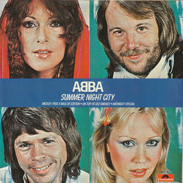 ABBA : Summer Night City (7", Single)