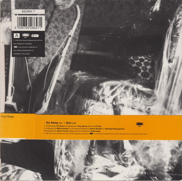 Honeycrack : Go Away (7", Single, Ltd, Num, Yel)