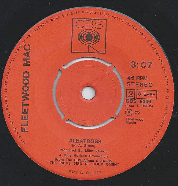 Fleetwood Mac : Need Your Love So Bad / Albatross (7", Single)