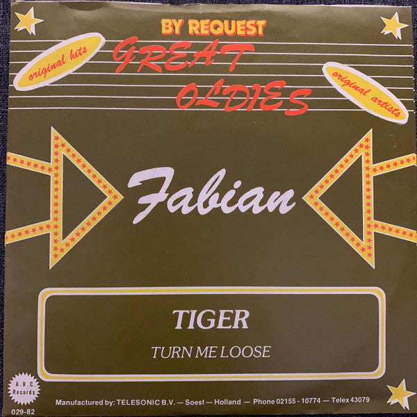 Fabian (6) : Tiger / Turn Me Loose (7", Gre)