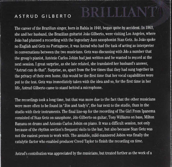 Astrud Gilberto : The Girl From Ipanema (CD, Comp)