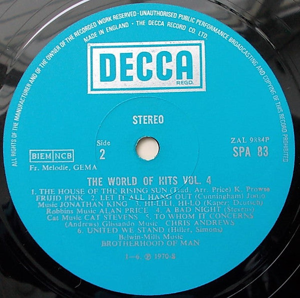 Various : The World Of Hits Vol. 4 (LP, Comp)
