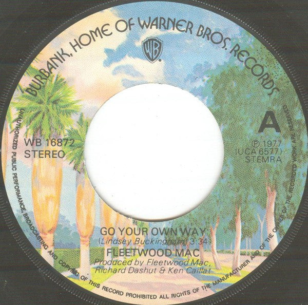Fleetwood Mac : Go Your Own Way (7", Single, Gre)