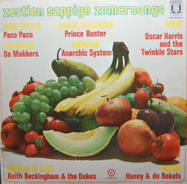 Various : Zestien Sappige Zomersongs (LP, Comp)