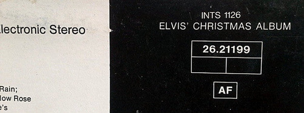 Elvis Presley : Elvis' Christmas Album (LP, Album, RE, Ele)