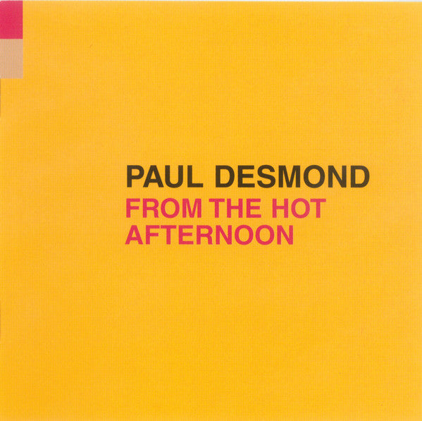 Paul Desmond : From The Hot Afternoon (CD, Album, RE, RM, Dig)