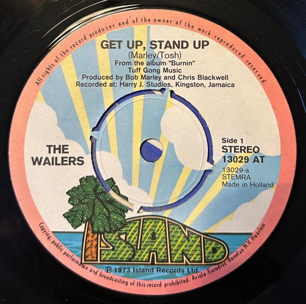 The Wailers : Get Up, Stand Up (7", Single)