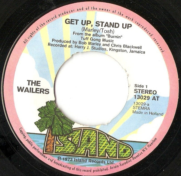 The Wailers : Get Up, Stand Up (7", Single)
