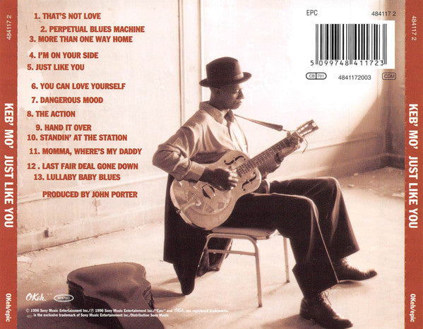 Keb' Mo' : Just Like You (CD, Album)
