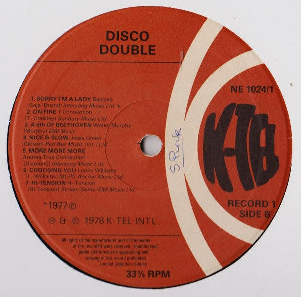 Various : Disco Double (2xLP, Comp, Ltd, Gat)