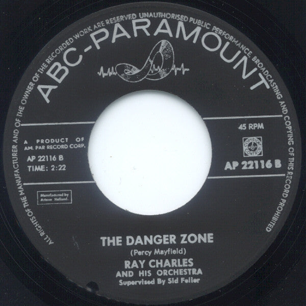 Ray Charles : Hit The Road Jack (7", Single)
