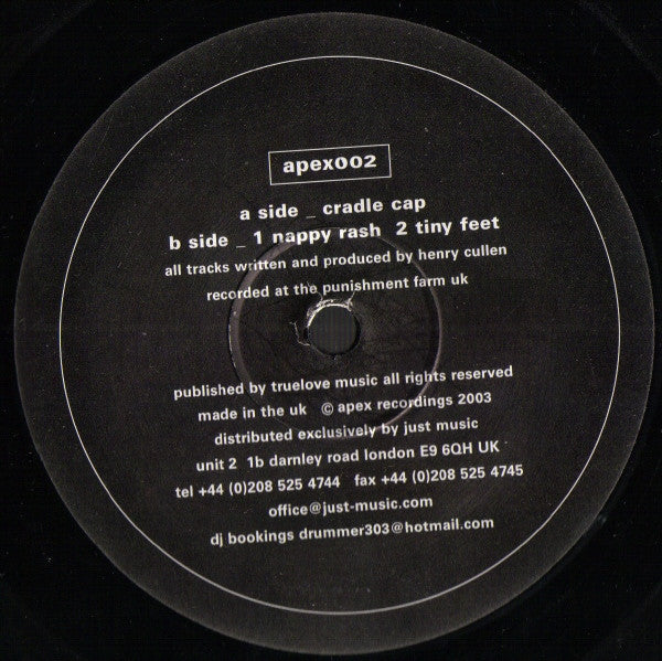 Henry Cullen : Tiny Fingers E.P. (12", EP)