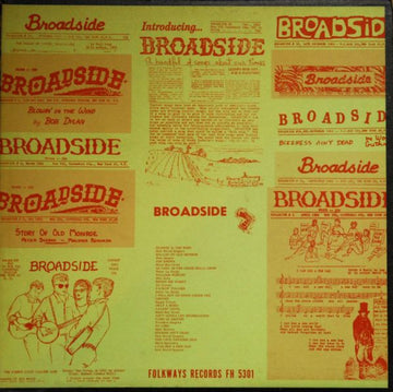 Various : Broadside Ballads Vol. 1 (LP, Comp, Mono, RP, Gre)