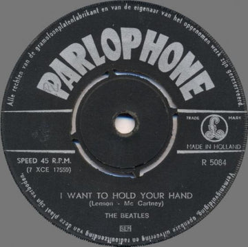 The Beatles : I Want To Hold Your Hand (7", Single)