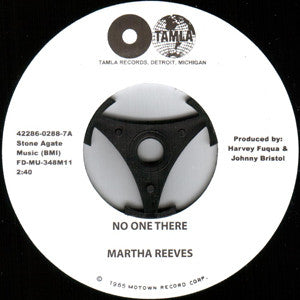 Martha Reeves : No One There / Show Me The Way To Your Heart (7", RE)