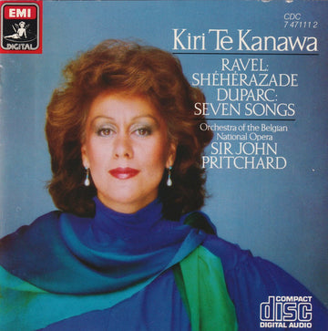 Kiri Te Kanawa / Orchestre Symphonique De L'Opéra National De Belgique / John Pritchard Sir John Pritchard  Maurice Ravel / Henri Duparc : Shéhérazade / Melodies (CD)