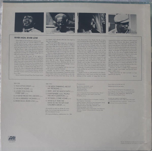 Les McCann : River High, River Low (LP, Album, PR)