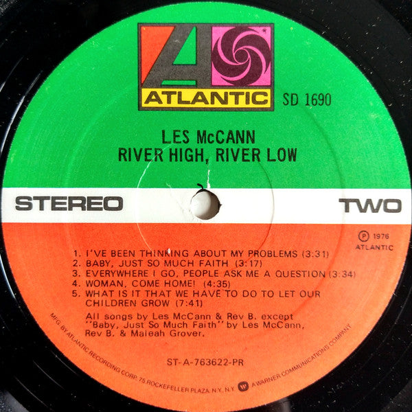 Les McCann : River High, River Low (LP, Album, PR)