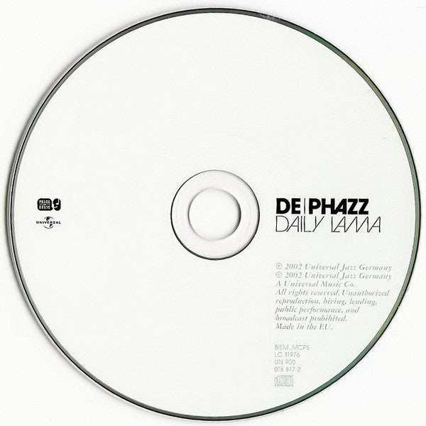 De-Phazz : Daily Lama (CD, Album, Copy Prot., Enh, Dig)