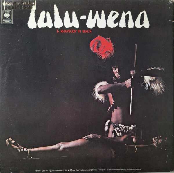 Lulu Wena* : A Rhapsody In Black (LP, Album)