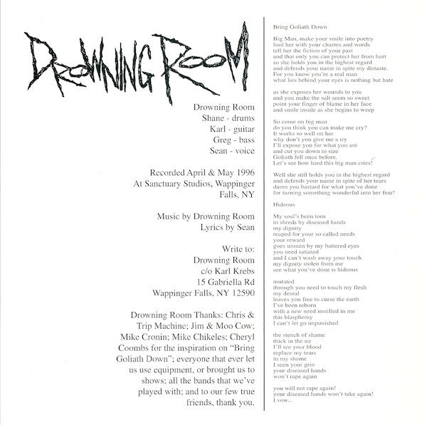 Drowning Room / Veil (2) : Drowning Room / Veil (7")