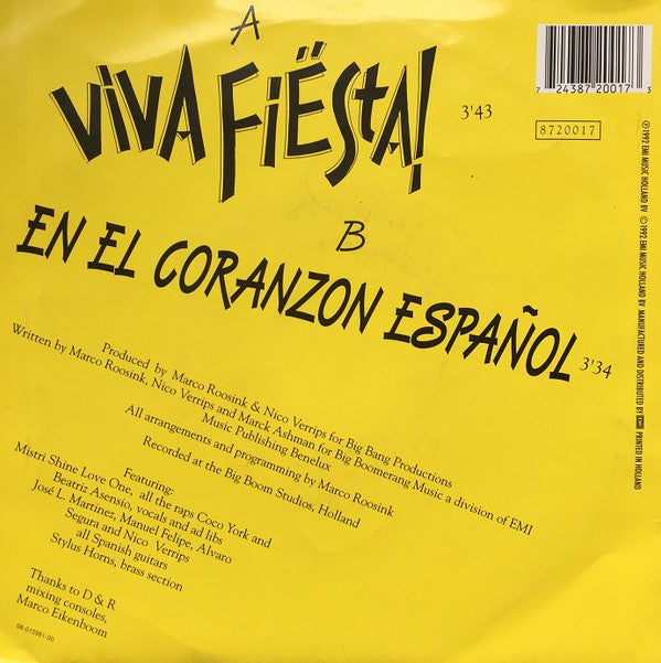 Viva Fiësta : Viva Fiësta! (7", Single)