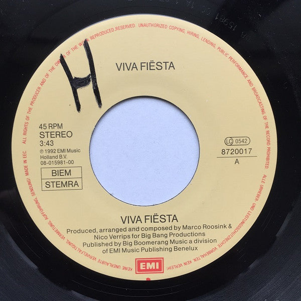 Viva Fiësta : Viva Fiësta! (7", Single)
