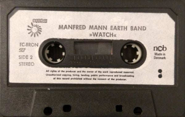 Manfred Mann's Earth Band : Watch (Cass, Album)
