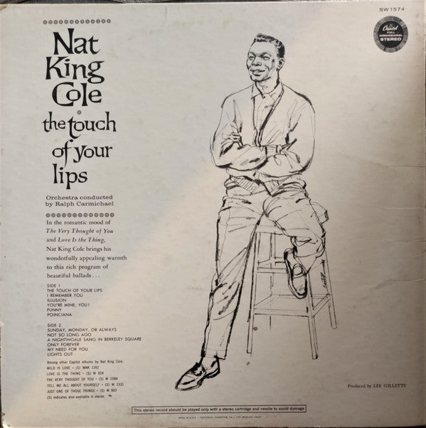 Nat King Cole : The Touch Of Your Lips (LP, Album, Scr)