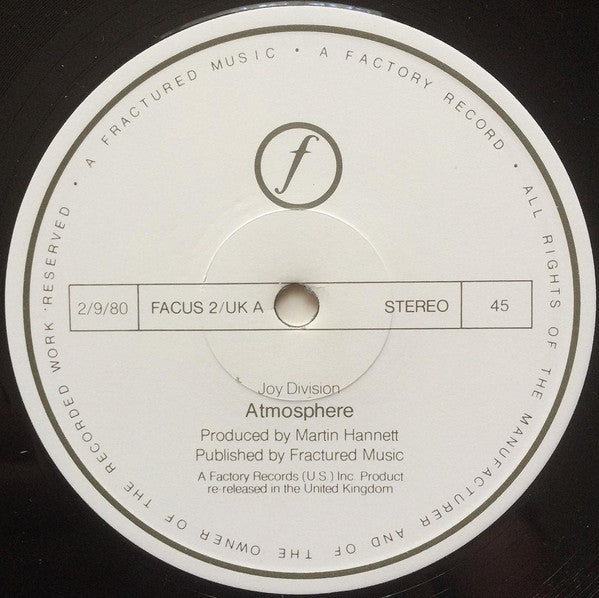 Joy Division : Atmosphere (12", Single, RP)