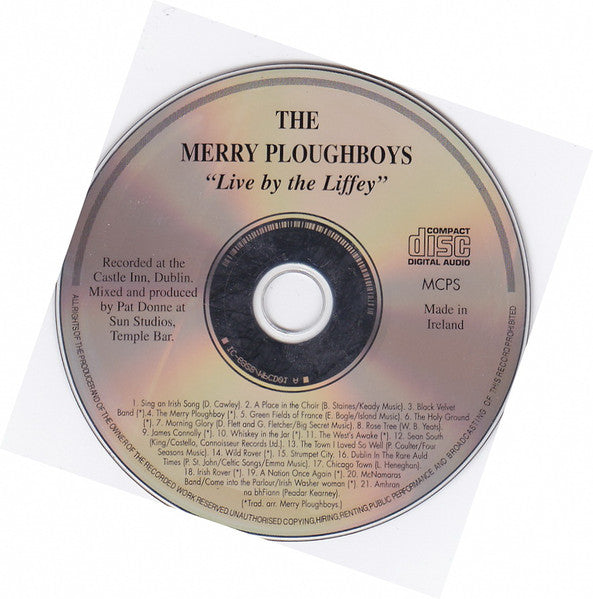 The Merry Ploughboys : Live By The Liffey (CD)