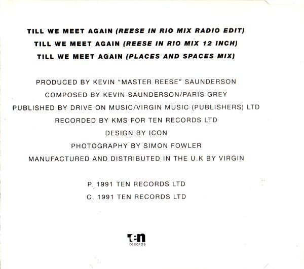 Inner City : Till We Meet Again (CD, Single)