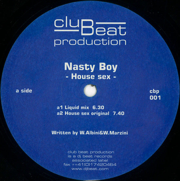 Nasty Boy : House Sex / Beach (12")