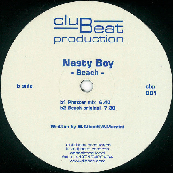 Nasty Boy : House Sex / Beach (12")