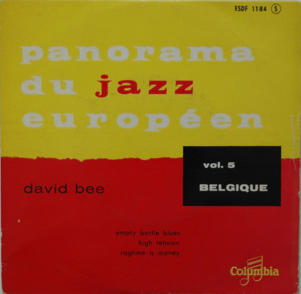 David Bee And His Orchestra : Panorama Du Jazz Européen Vol. 5 - Belgique (7", EP)