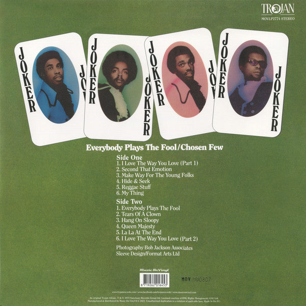 The Chosen Few : Everybody Plays The Fool (LP, Album, Ltd, Num, RE, Ora)