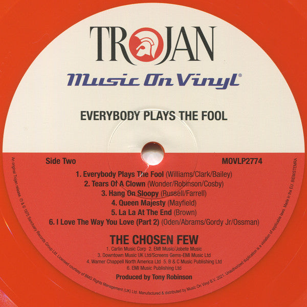 The Chosen Few : Everybody Plays The Fool (LP, Album, Ltd, Num, RE, Ora)