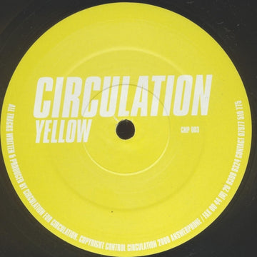 Circulation : Yellow (12")