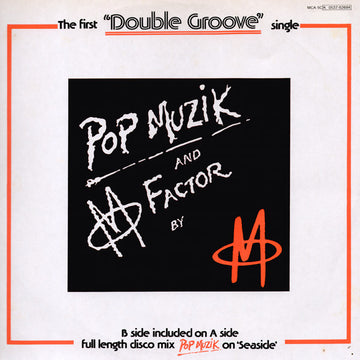 M (2) : Pop Muzik / M Factor (12", Single)