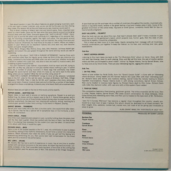 Various : Jazz For A Sunday Afternoon Volume 2 (LP, Album, Gat)