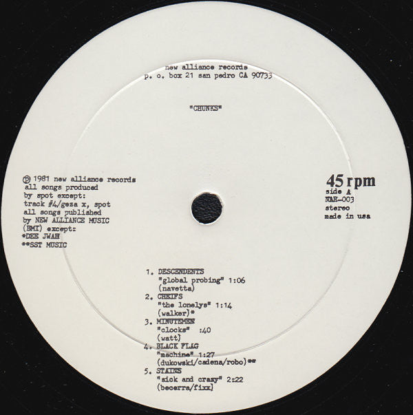 Various : Chunks (12", Comp)