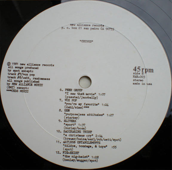 Various : Chunks (12", Comp)