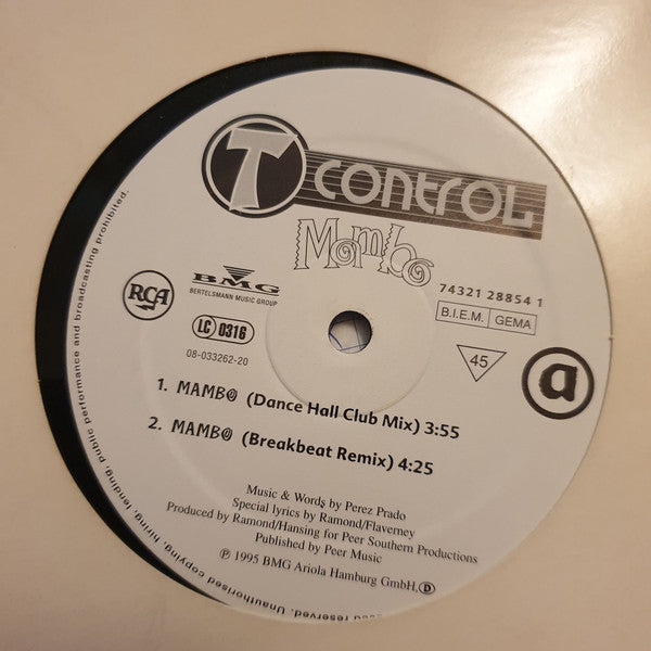 T Control : Mambo (12")