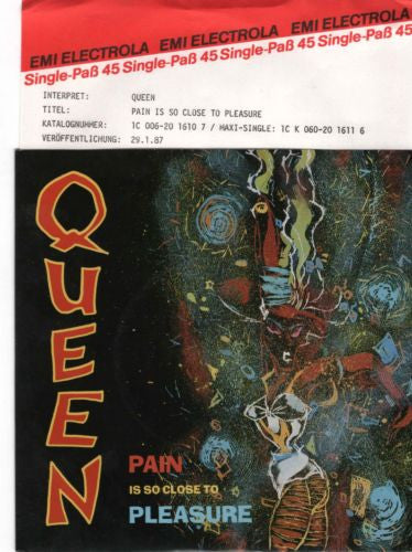 Queen : Pain Is So Close To Pleasure (7", Single)