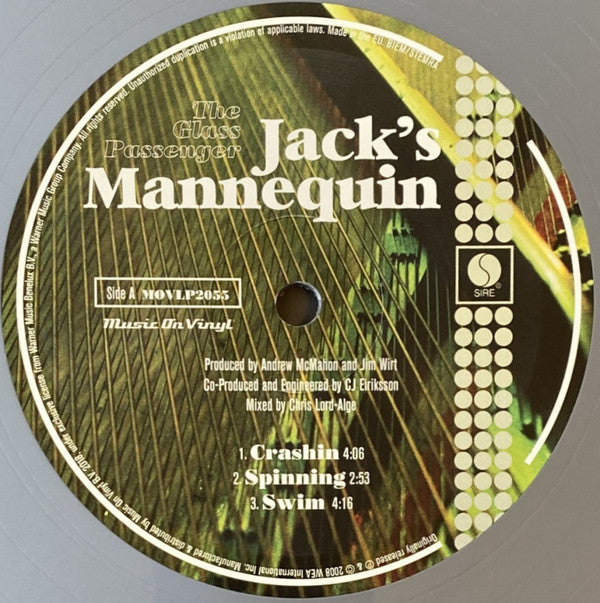 Jack's Mannequin : The Glass Passenger (2xLP, Album, Ltd, Num, RE, RP, Sil)