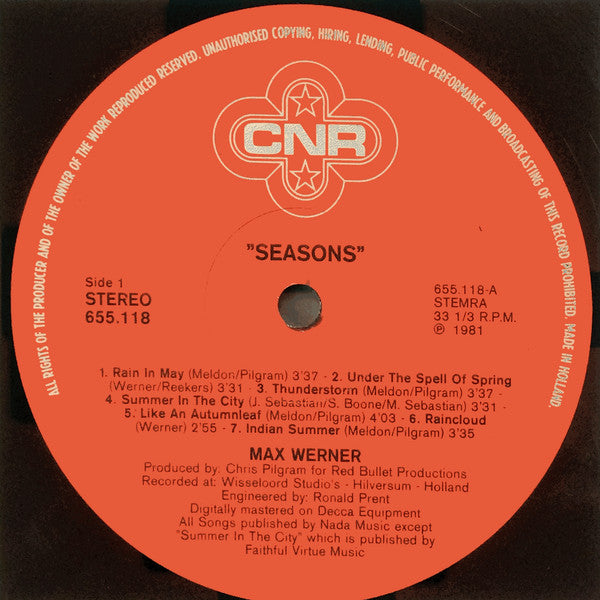 Max Werner : Seasons (LP, Album)