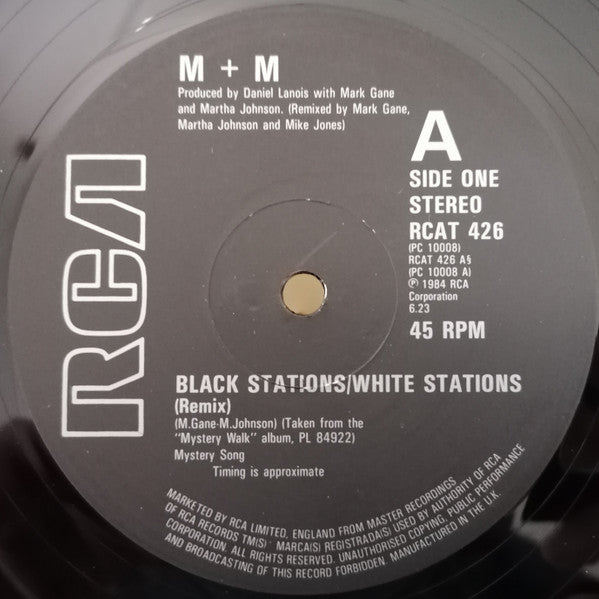M + M : Black Stations / White Stations (12", SW )