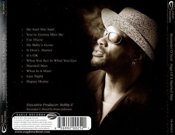Alexander O'Neal : Saga Of A Married Man (CD, Album)