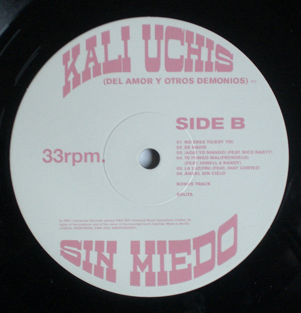 Kali Uchis : Sin Miedo  (LP, Album, Dlx)